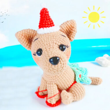 Little Dog Beachy Amigurumi PDF Free Pattern (2)