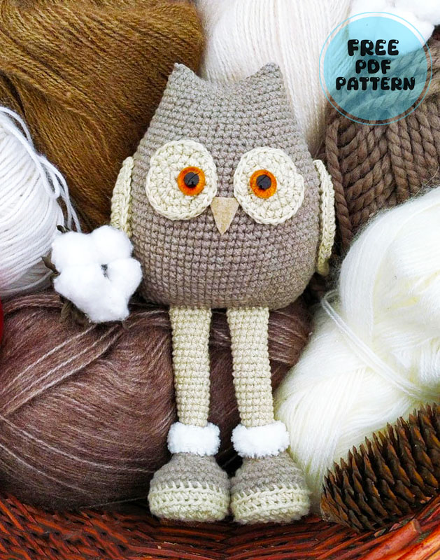 Long Leg Owl Owl Tilda Amigurumi Free PDF Pattern (3)