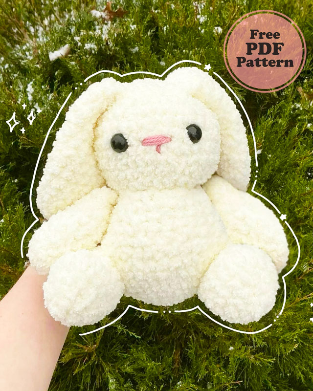 Marshmallow the Velvet Bunny PDF Crochet Pattern (2)