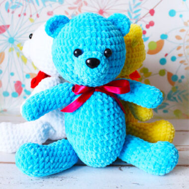 Masha the Velvet Teddy Bear Amigurumi Free Pattern (1)