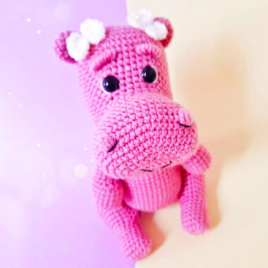 Merry the Pink Hippo Amigurumi Free Pattern (1)