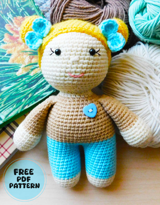 Stesha Basic Crochet Doll Free Pattern Step by Step (3)