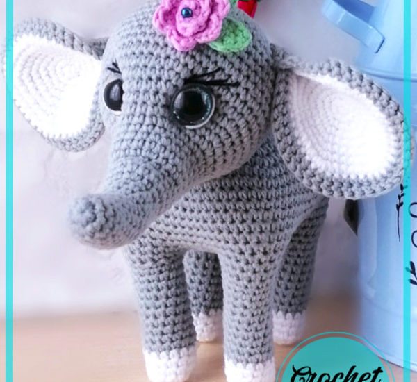 Elephant Lexi Amigurumi free crochet pattern