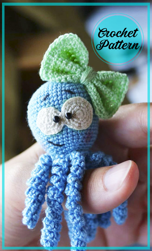 Baby Octopus amigurumi PDF free crochet pattern Amigurumiday