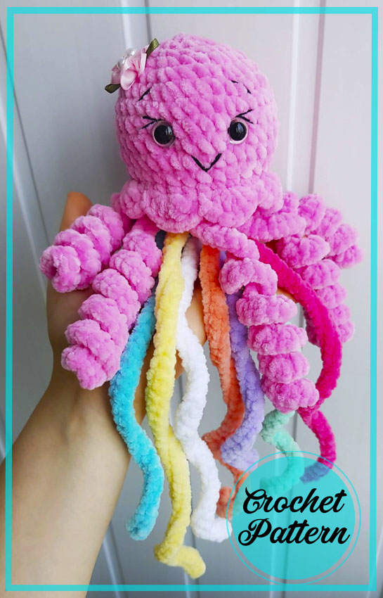 Cute Octopus Amigurumi Crochet Free PDF Pattern 3
