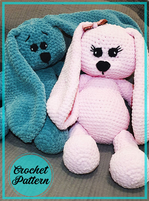 Puffy Plush Bunny Amigurumi Crochet Pattern