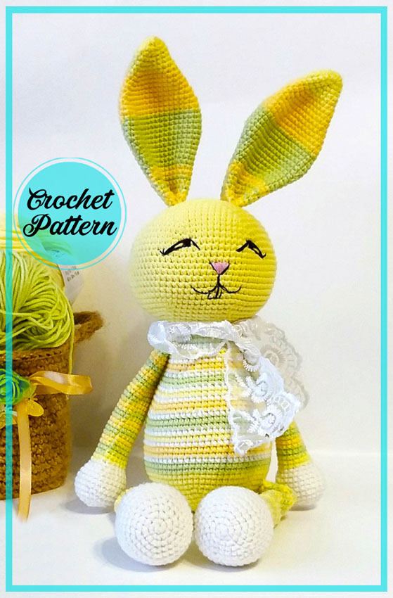 Spring Bunny Amigurumi free crochet PDF pattern 2