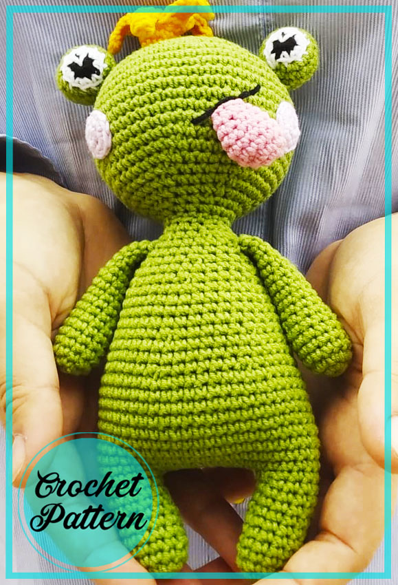 Fiona mini Frog Amigurumi crochet PDF Free pattern 6