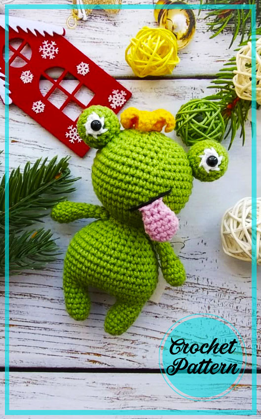 Fiona mini Frog Amigurumi crochet PDF Free pattern 1