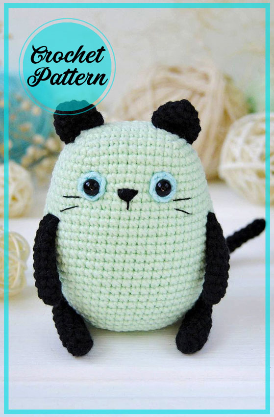 Funny Cat Amigurumi Crochet PDF Free Pattern