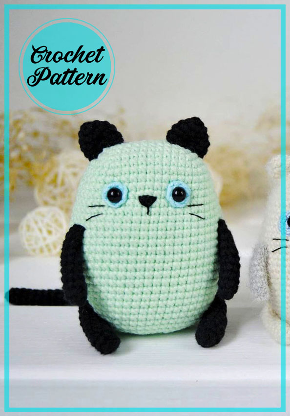 Funny Cat Amigurumi Crochet PDF Free Pattern 2