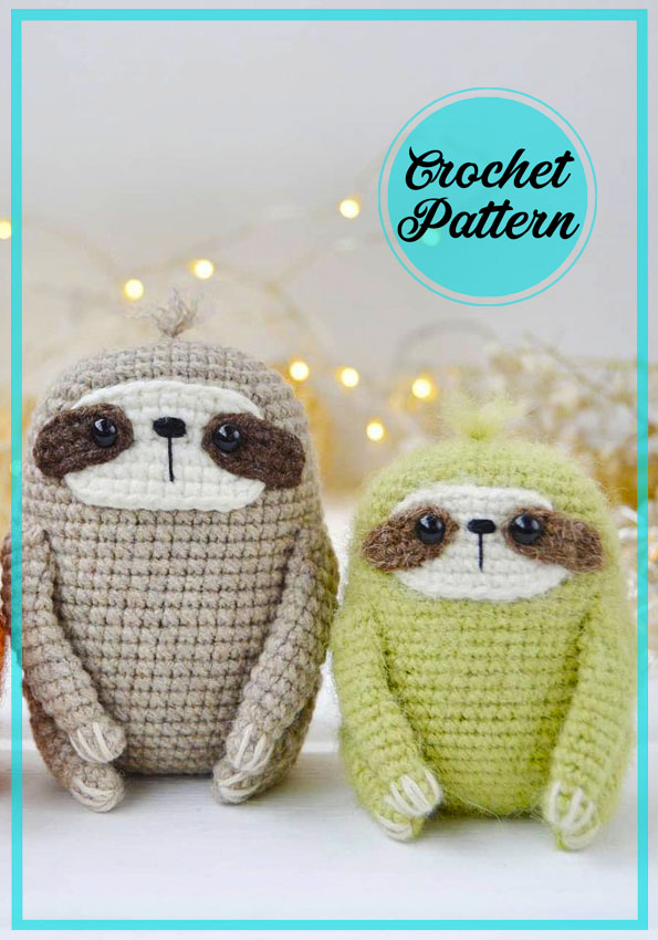 Little Sloth Amigurumi PDF Crochet Free Pattern 4