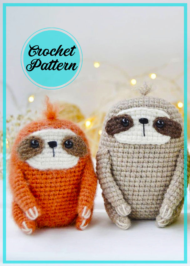 Little Sloth Amigurumi PDF Crochet Free Pattern 3