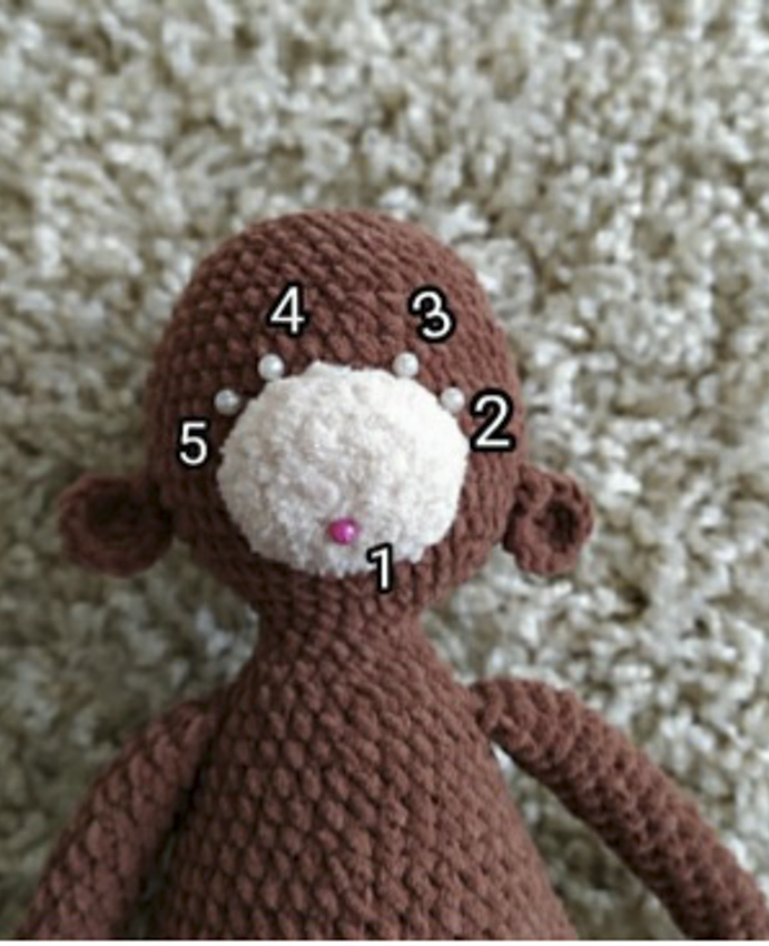 Sad Teddy Bear Amigurumi Crochet PDF Free Pattern 3
