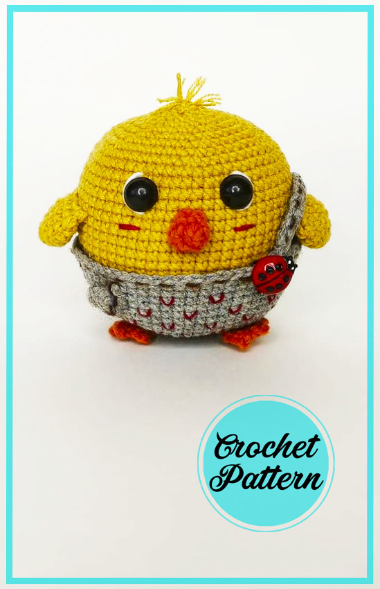 Little Chicken Amigurumi crochet PDF pattern