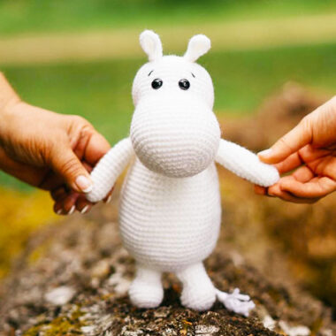 Moomin Hippo Amigurumi Free PDF Pattern (1)