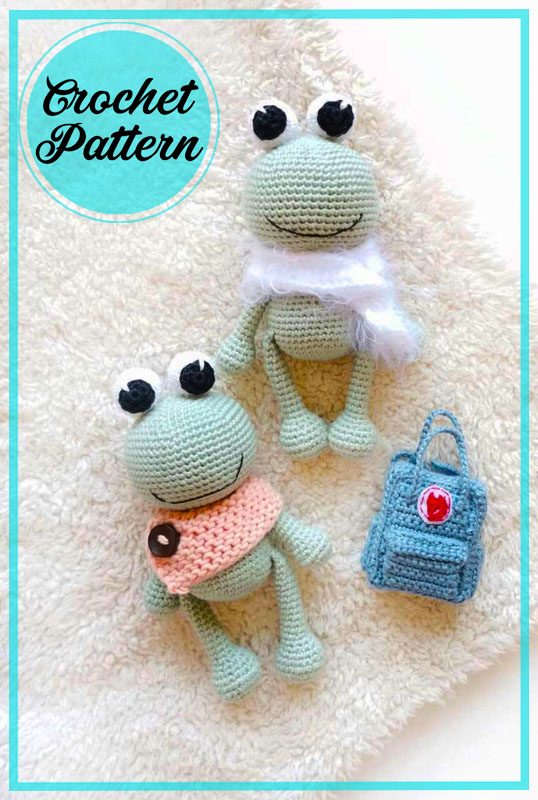 Little Lovely Frog Amigurumi PDF Crochet Pattern 2