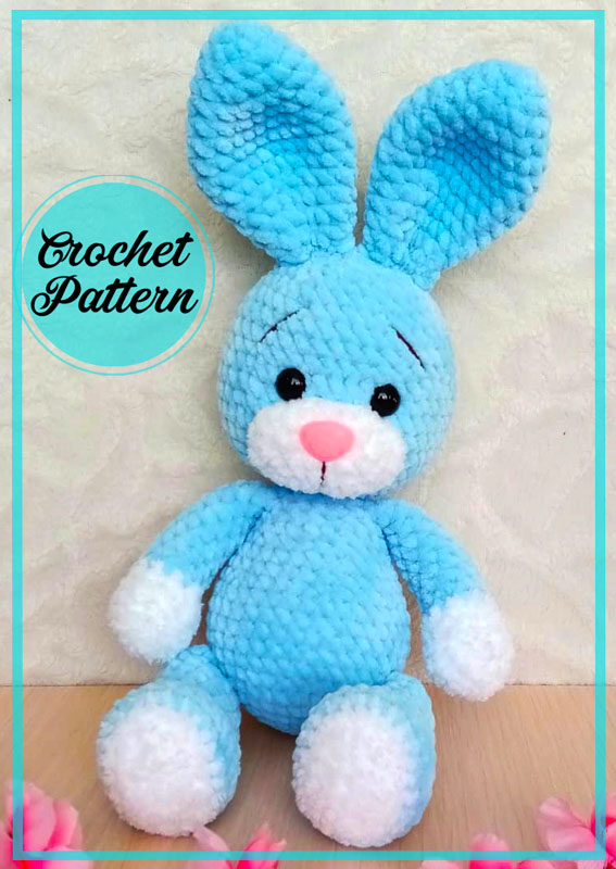 Plush Velvet Bunny Amigurumi PDF Free Crochet Pattern