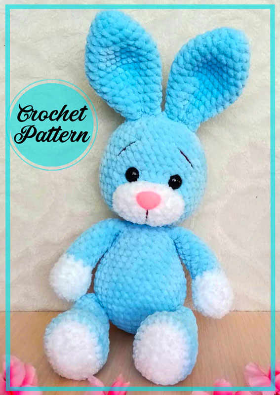 Lovely Plush Bunny Amigurumi Crochet PDF Pattern - Amigurumiday