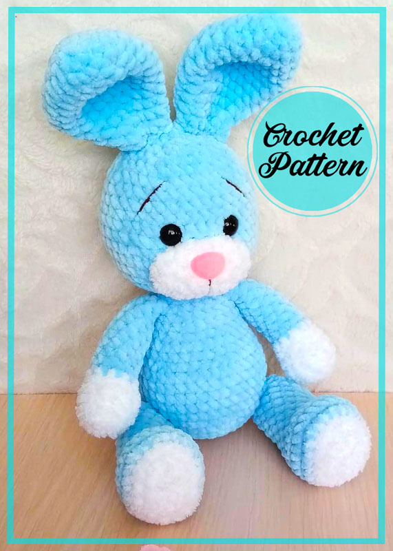 Plush Velvet Bunny Amigurumi Crochet Pattern