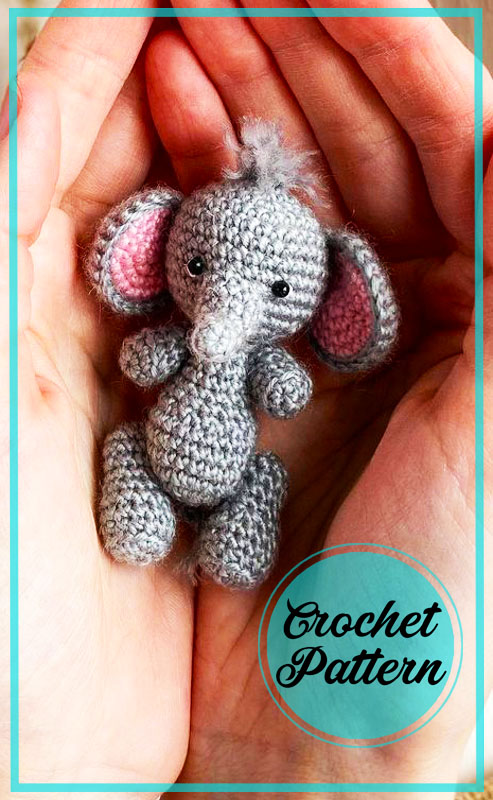 Little Elephant Amigurumi Free Crochet Pattern