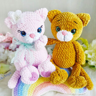 Big Plush Cat Sully Amigurumi PDF Free Pattern (1)