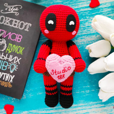 Deadpool Amigurumi Doll PDF Free Pattern (1)