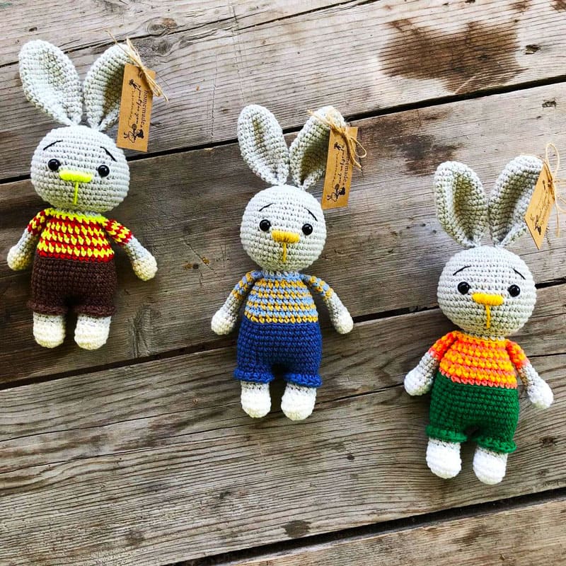 Bunny Pierre Amigurumi Free Crochet Pattern (3)