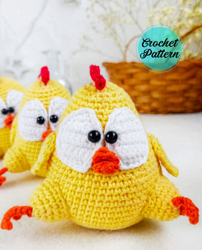 Chicken Chick Amigurumi PDF Free Crochet Pattern