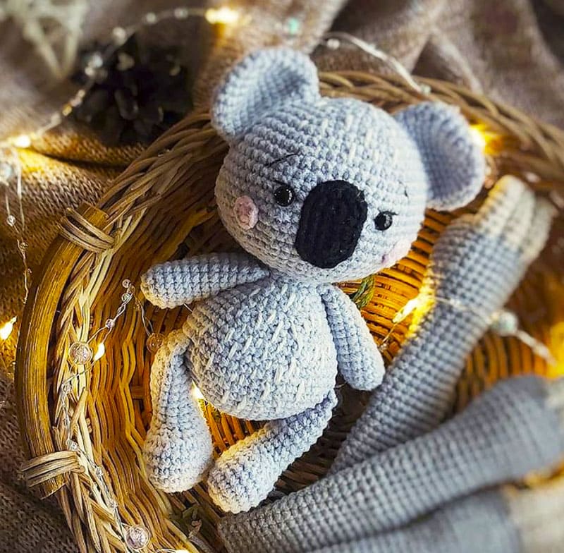 Cute Crochet Koala PDF Amigurumi Free Pattern