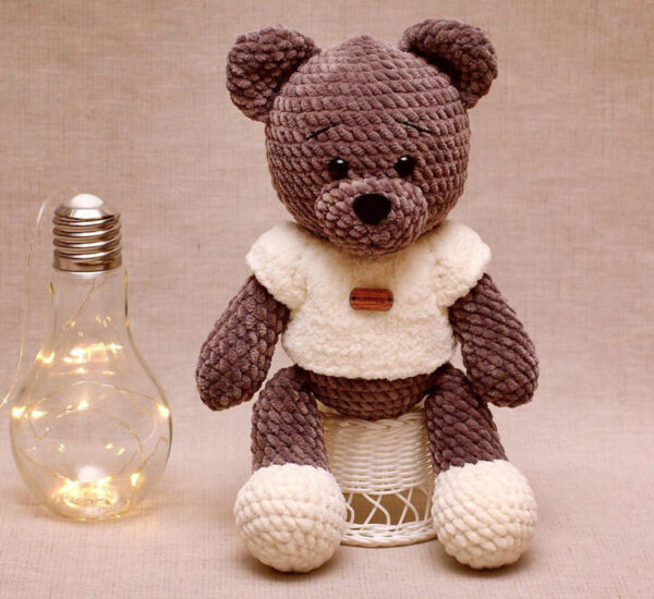 Easy Plush Teddy Bear PDF Amigurumi Crochet Pattern