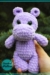 Easy Velvet Hippo Crochet Amigurumi Pattern (5)