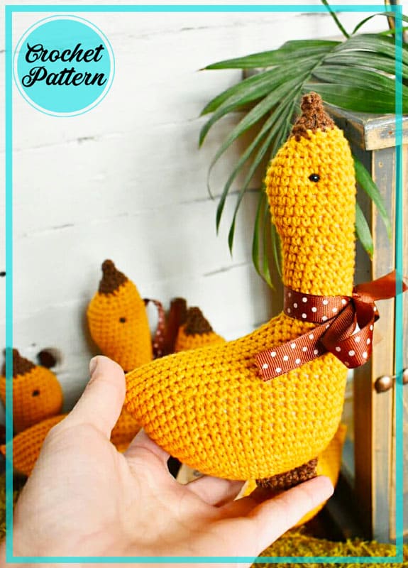 Goose bird Amigurumi Crochet Free Pattern (3)