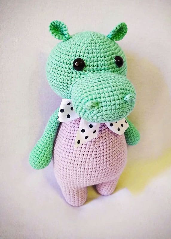 Hippo Gosh Amigurumi free pattern thumbnail