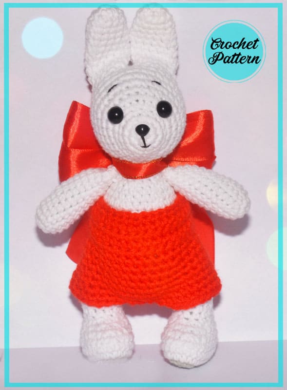 Little White Bunny Amigurumi Free PDF Crochet Pattern