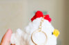 Mini Chicken Keychain Crochet Free Pattern (1)