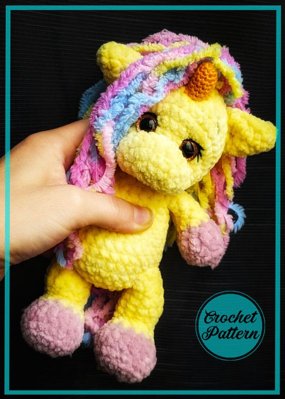 Plush Baby Unicorn Amigurumi Crochet Pattern