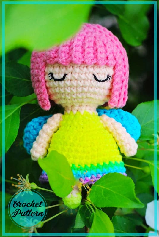 Rainbow Fairy Amigurumi Free Crochet Pattern