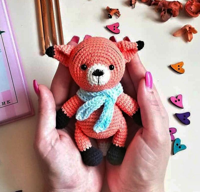 Richie the Fox Amigurumi Crochet Pattern (1)