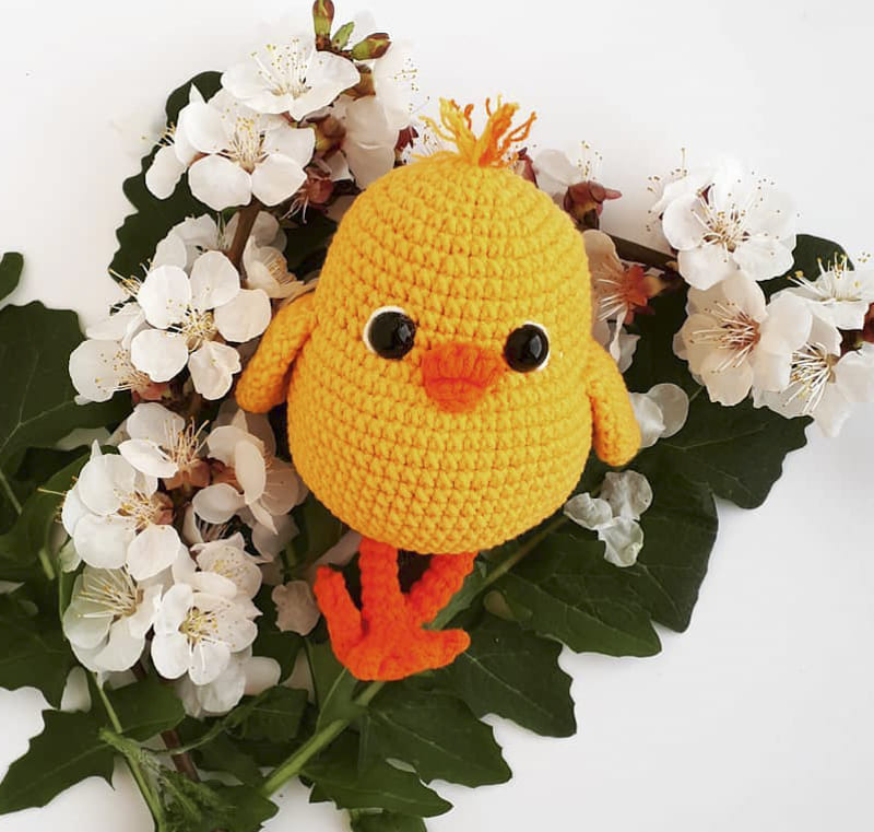 SunPalm Chick Amigurumi Crochet Pattern (3)