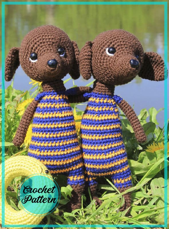 Taxa Ricci Crochet Dog PDF Amigurumi Free Pattern
