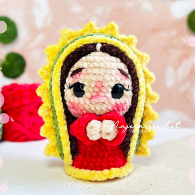 Virgin of Guadalupe Doll Amigurumi Free Pattern (1)