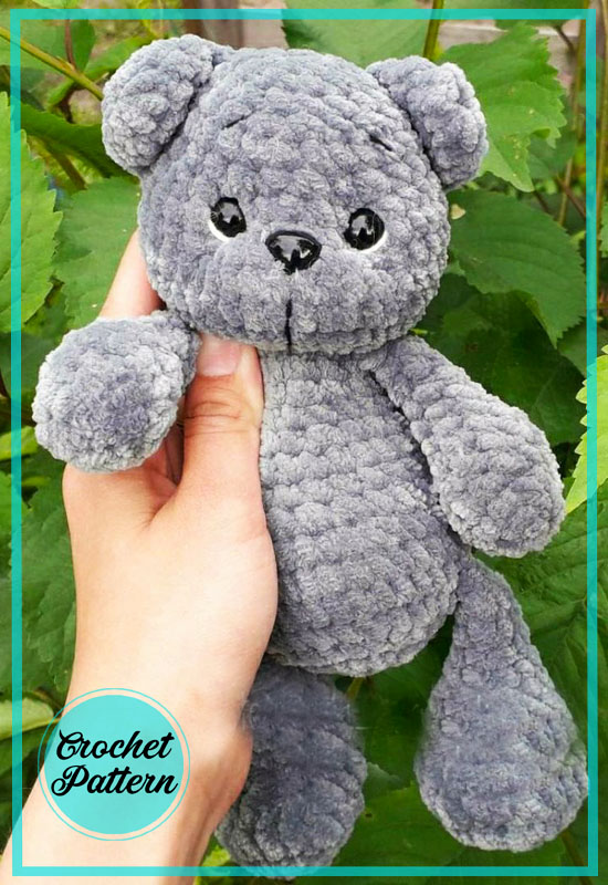 Plush Teddy Bear Amigurumi PDF Free Crochet Pattern - Amigurumiday