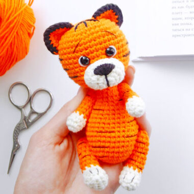 Freddie the Tiger PDF Amigurumi Pattern Step by Step