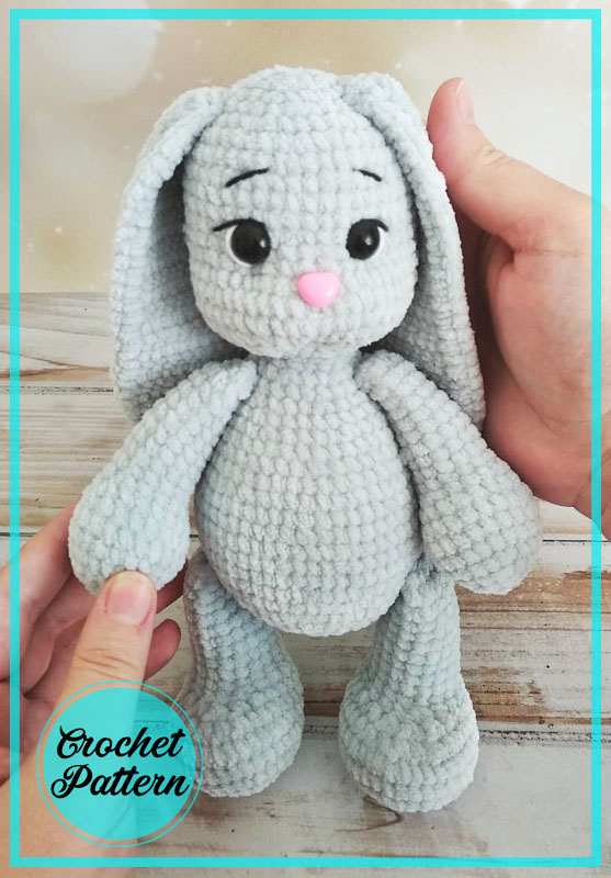 Plush Crochet Bunny Amigurumi PDF Free Pattern (2)
