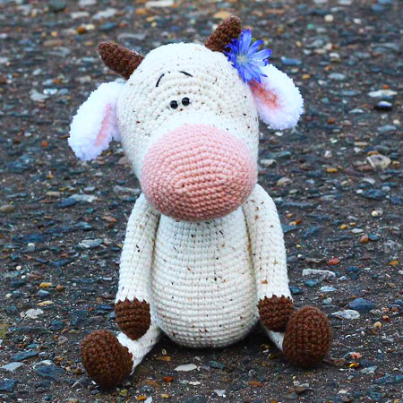 Crochet Cow Milka Amigurumi PDF Free Pattern