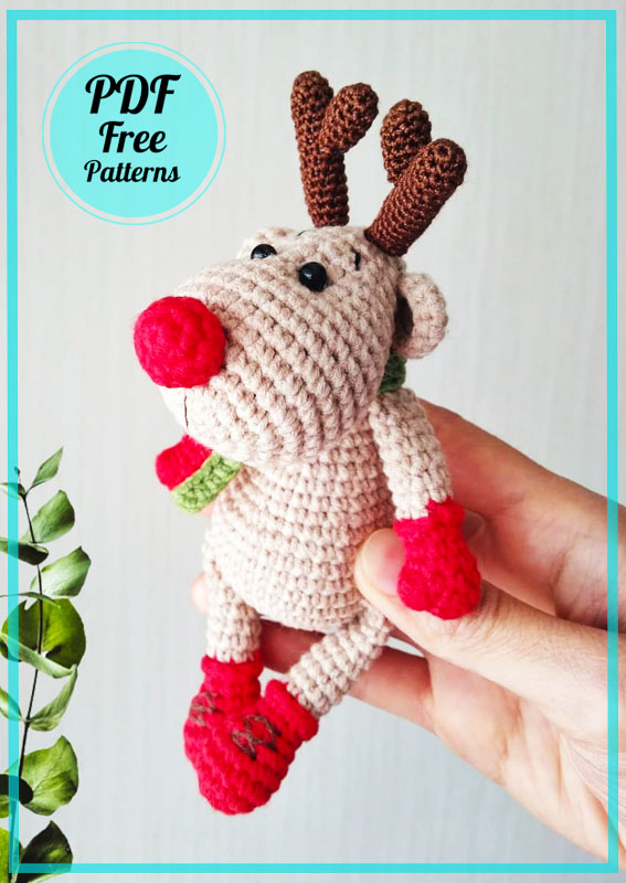 Crochet Deer Handsome Amigurumi PDF Free Pattern (5)