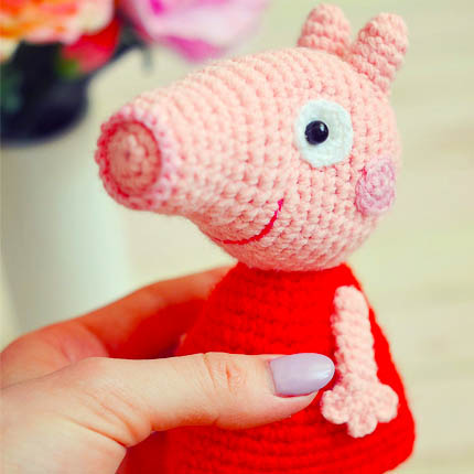 Crochet Peppa Pig Amigurumi PDF Free Pattern