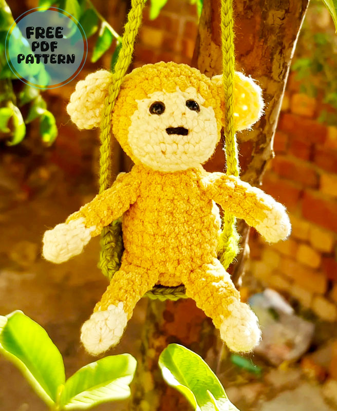 Little Monkey Amigurumi Free Pattern Step by Step (1)