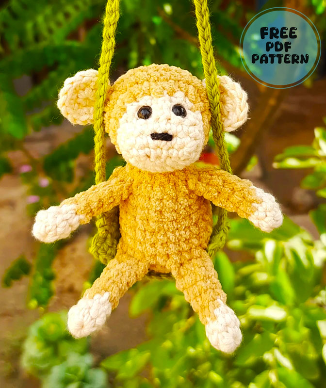 Little Monkey Amigurumi Free Pattern Step by Step (3)